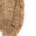 Tropische Wanddecoratie TIPIN – Bladvormig Raffia (50 cm)