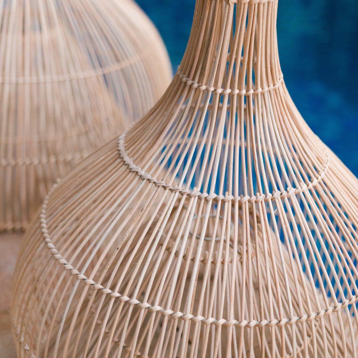 Rotan Hanglamp ALAM – Handgeweven Boho Lampenkap (40/50 cm)