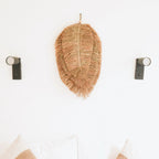 Tropische Wanddecoratie TIPIN – Bladvormig Raffia (50 cm)