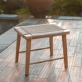 Houten Kruk SUNDA – Trembesihout met Geweven Papier (Groot)