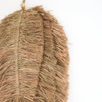 Tropische Wanddecoratie TIPIN – Bladvormig Raffia (50 cm)