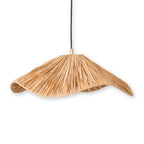 Grote Raffia Hanglamp TAMPAH – Handgemaakte Boho Lampenkap (Ø 53 cm)