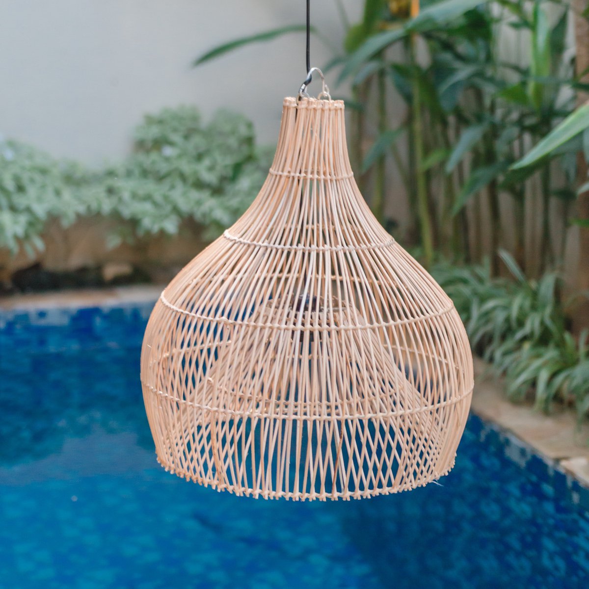 Rotan Hanglamp ALAM – Handgeweven Boho Lampenkap (40/50 cm)